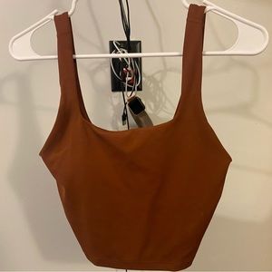 All in motion crop tank